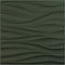Ekena Millwork 19 5/8in. W x 19 5/8in. H Ripple EnduraWall Decorative 3D Wall Panel Covers 2.67 Sq. Ft. WP20X20RPGHC - alternate 1